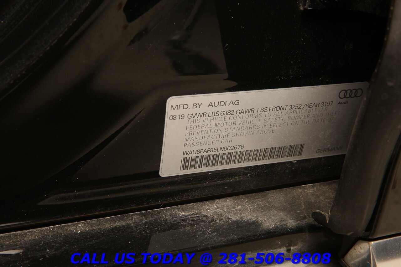 2020 Audi A8 2020 A8L 4.0T Quattro AWD EXEC PKG HUD PANO 34K Mi - Photo 31 - Houston, TX 77031