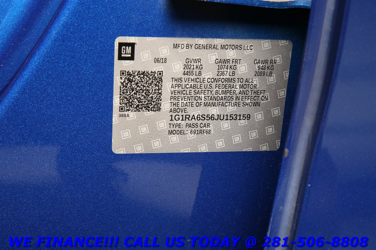 2018 Chevrolet Volt 2018 LT SPORT HEATSEAT KEYLESS CAMERA 45K MLS   - Photo 25 - Houston, TX 77031