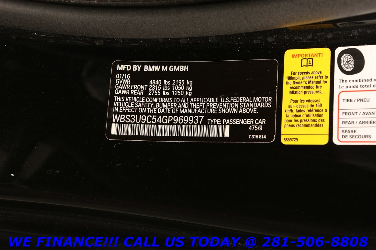 2016 BMW M4 2016 CONVERTIBLE EXEC PKG NAV BLIND CARBON 49K MLS - Photo 29 - Houston, TX 77031