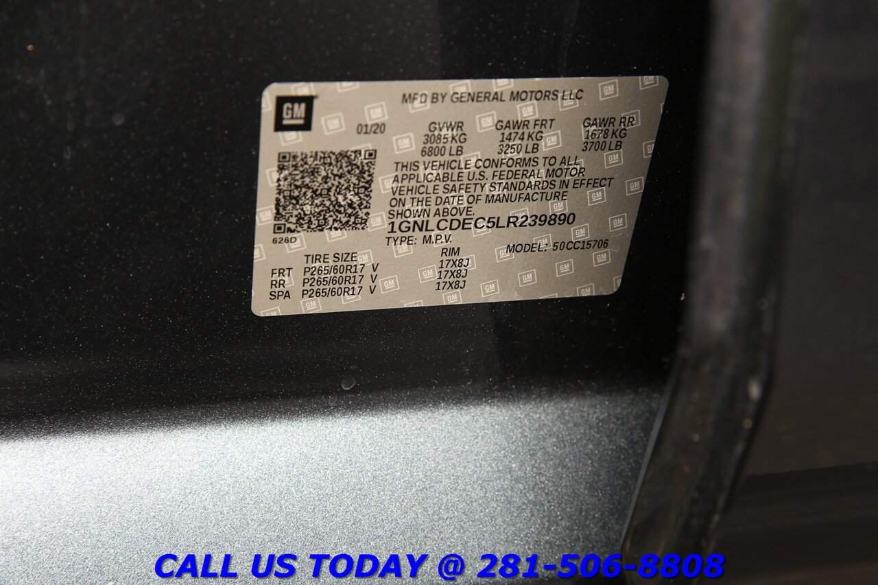 2020 Chevrolet Tahoe 2020 Police ALERT PKG FLASHER PKG XENONS 64K Mi   - Photo 27 - Houston, TX 77031