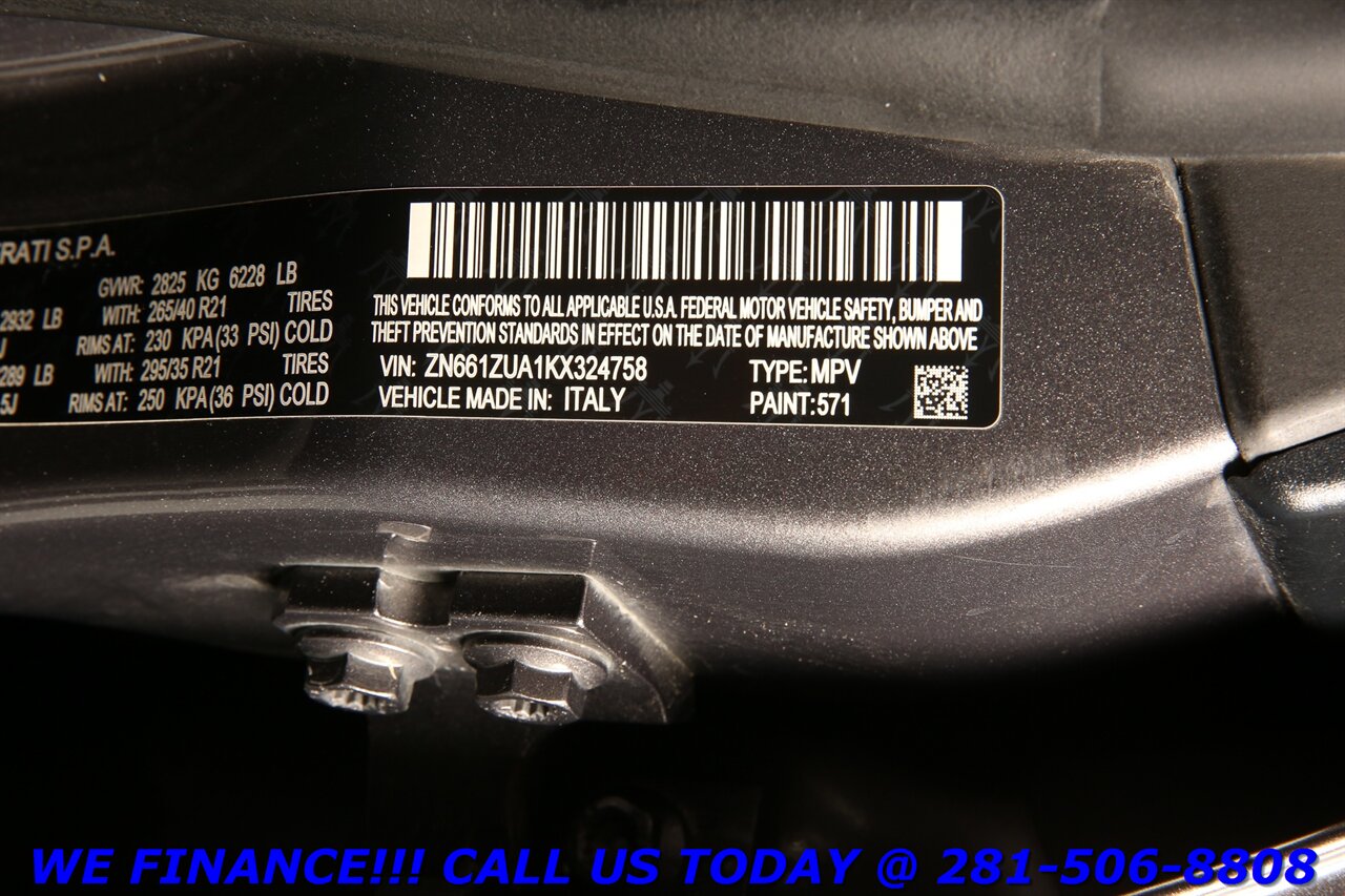 2019 Maserati Levante 2019 Trofeo 590HP V8 TWIN-TURBO AWD NAV PANO   - Photo 37 - Houston, TX 77031