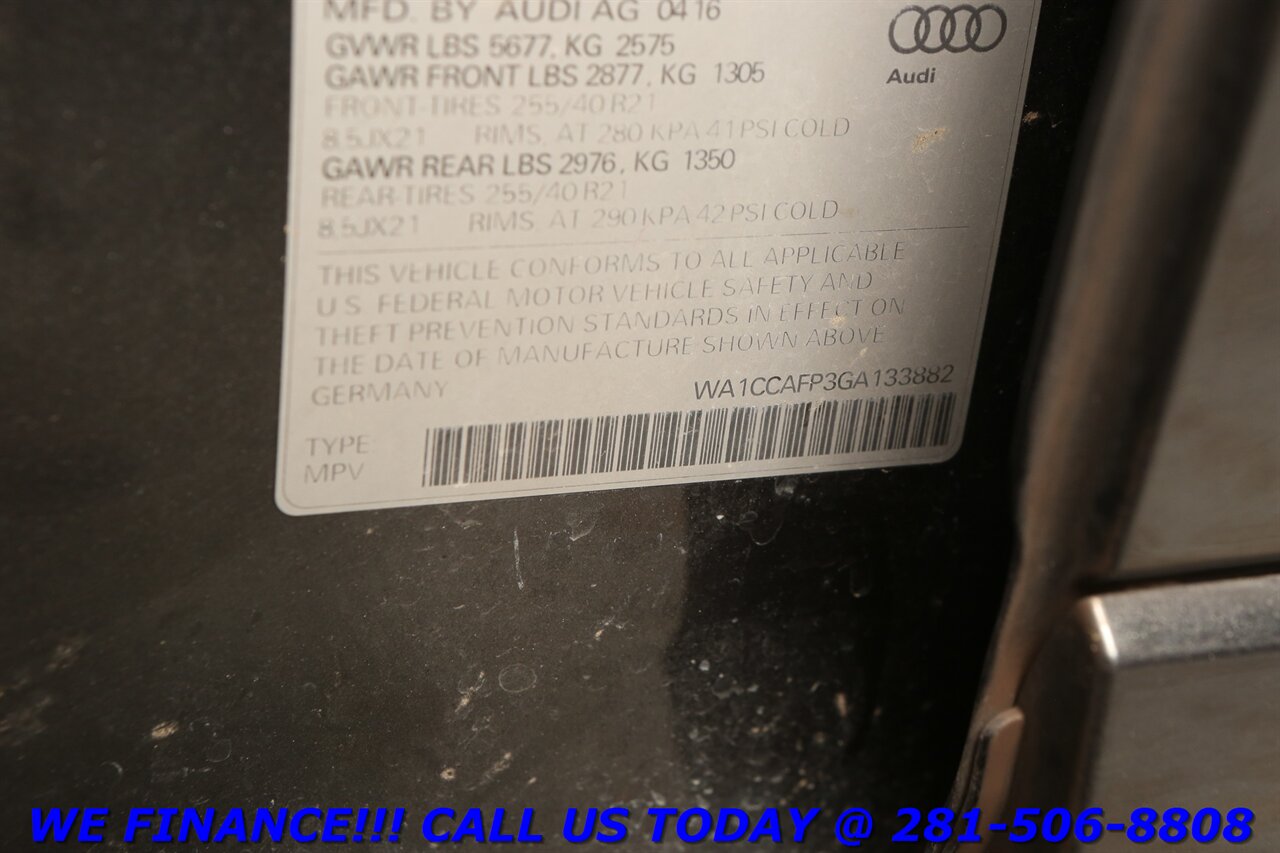 2016 Audi SQ5 2016 3.0T Quattro Premium Plus AWD NAV PANO 84K - Photo 28 - Houston, TX 77031