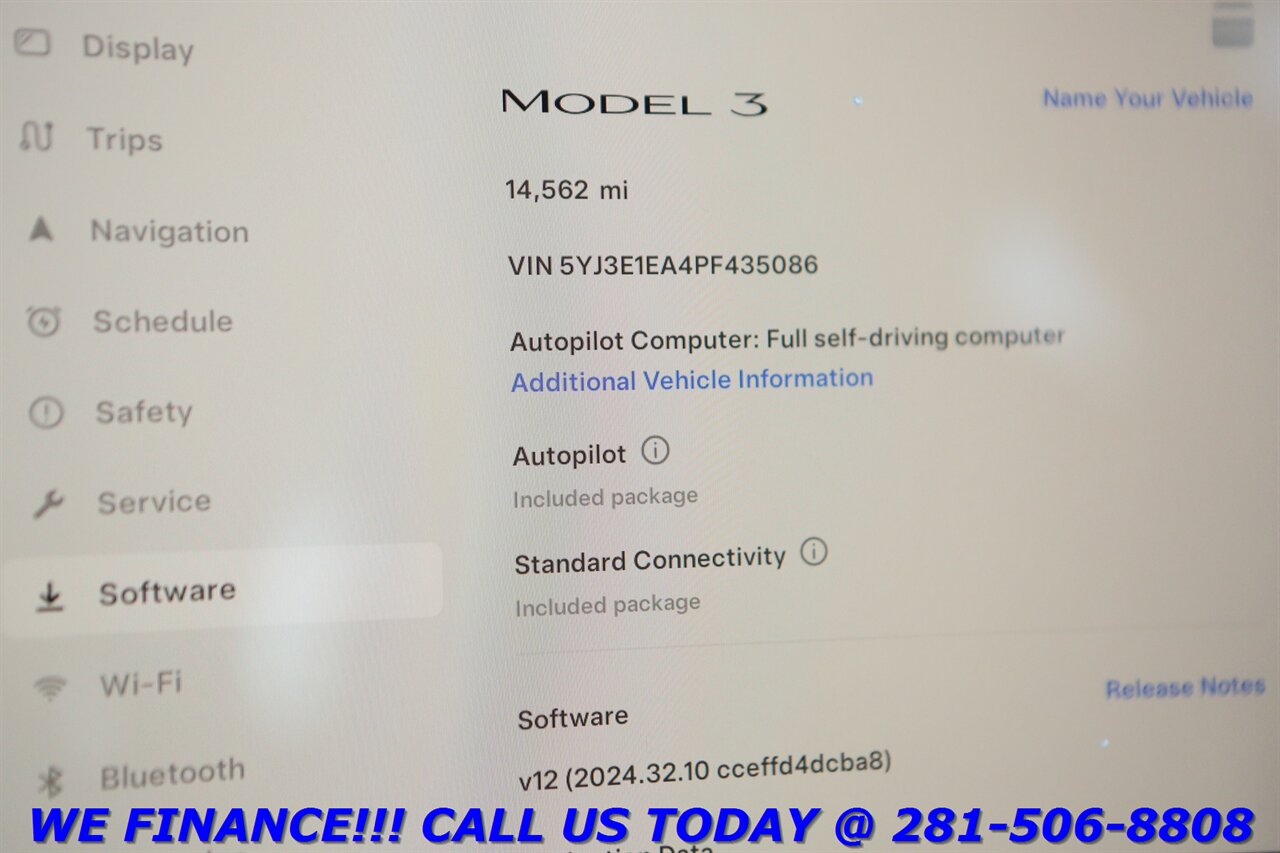 2023 Tesla Model 3 2023 FSD NAV PANO BLIND CAMERA HEATSEAT 14K   - Photo 16 - Houston, TX 77031