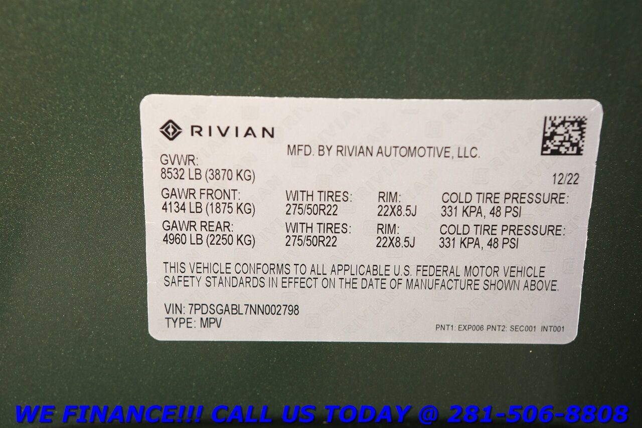 2022 Rivian R1S 2022 Launch Edition AWD 7-PASS NAV PANO ADAPTRIDE - Photo 33 - Houston, TX 77031
