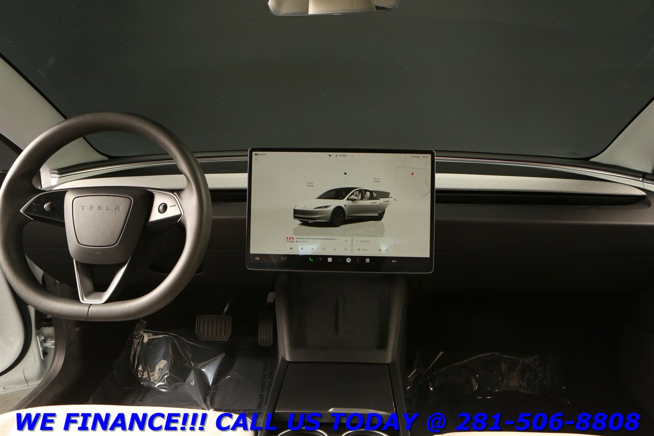 2025 Tesla Model 3 2025 Long Range FSD4 AUTOPILOT PANO WHITE ON WHITE   - Photo 3 - Houston, TX 77031