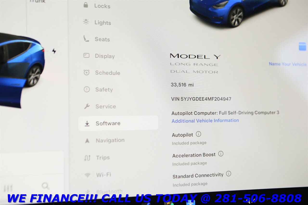 2021 Tesla Model Y 2021 Long Range AWD FSD3 AUTOPILOT ACCEL BOOST   - Photo 15 - Houston, TX 77031