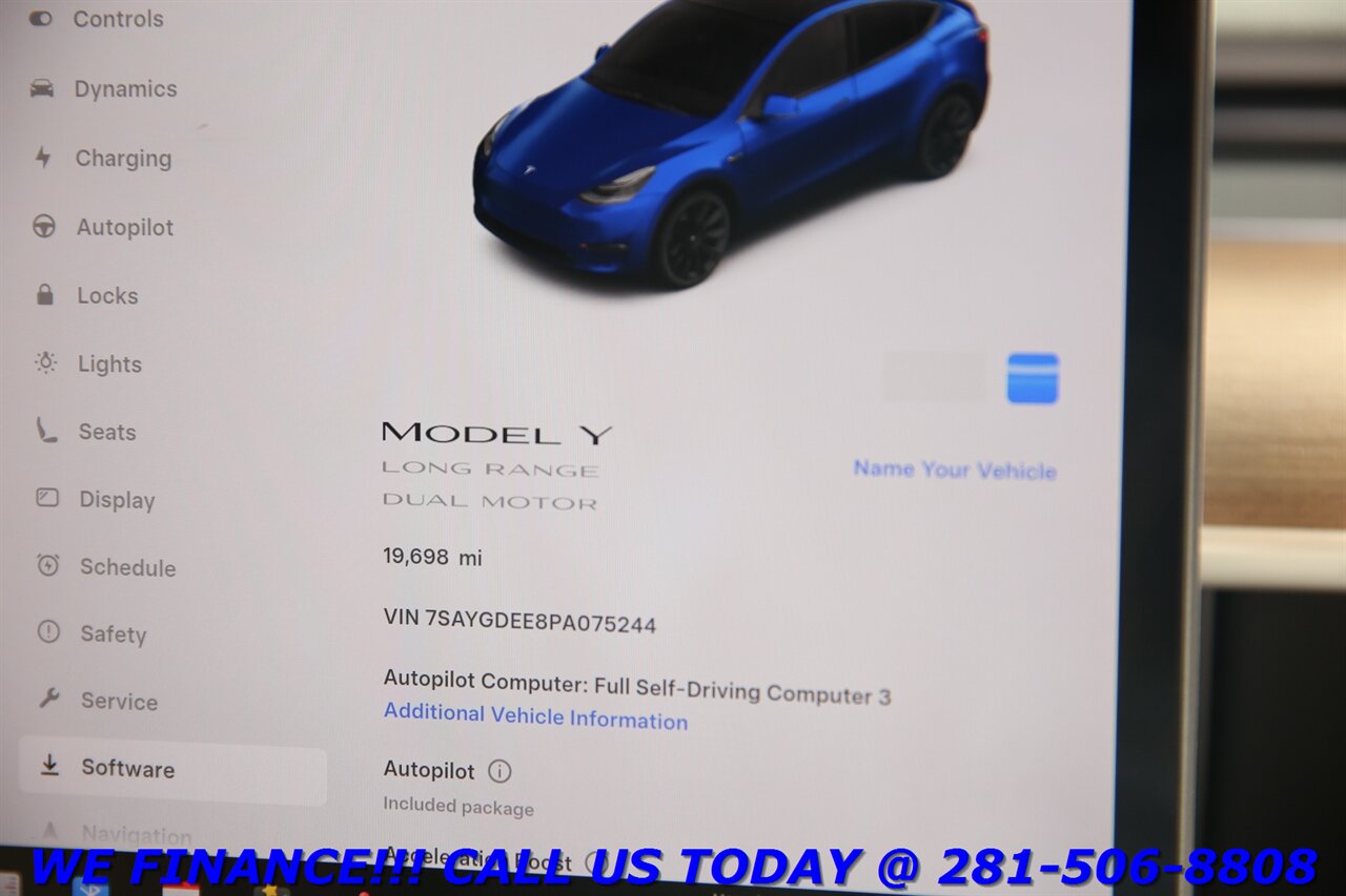 2023 Tesla Model Y 2023 Long Range AWD FSD AUTOPILOT NAV PANO 19K MLS   - Photo 16 - Houston, TX 77031