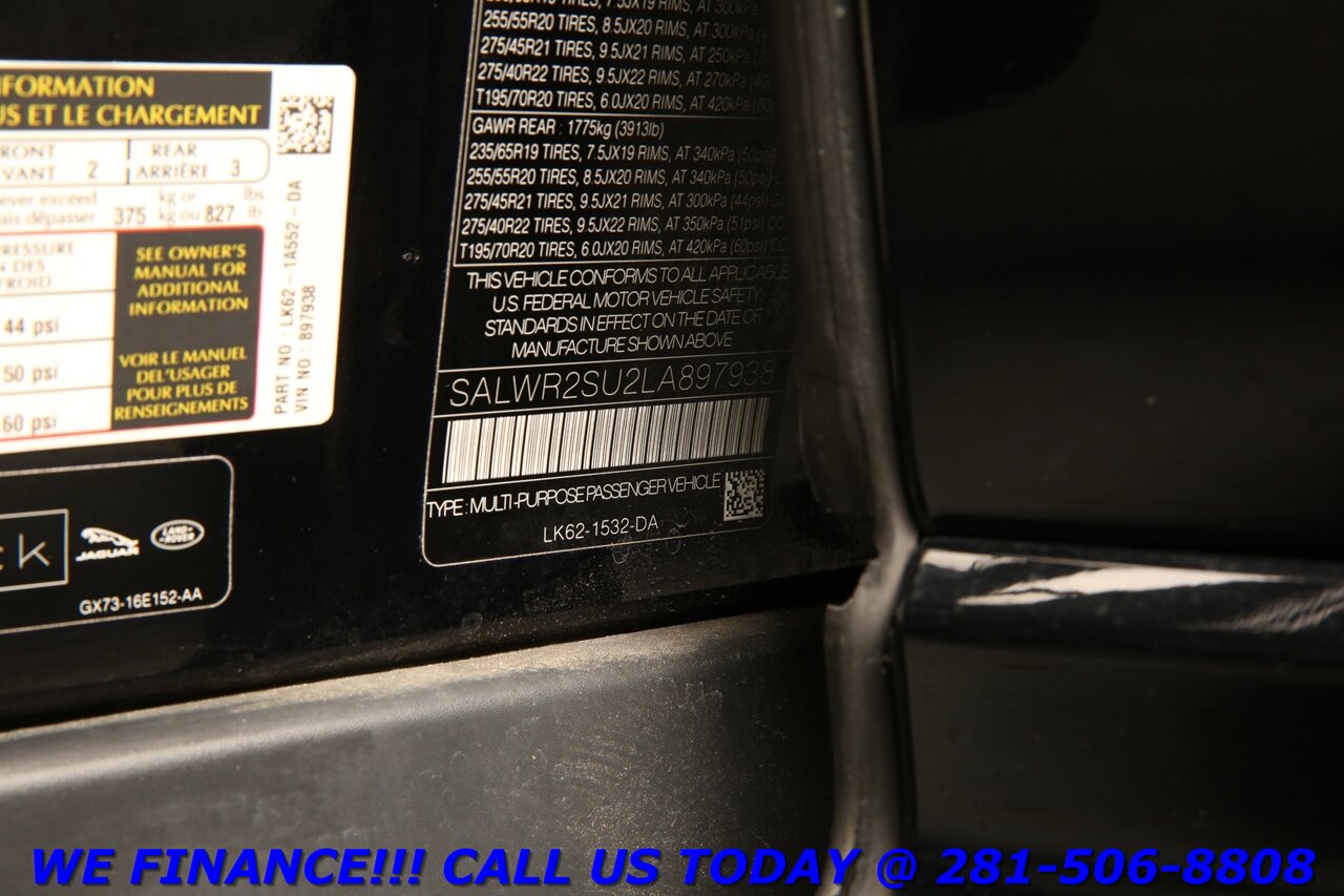 2020 Land Rover Range Rover Sport 2020 HSE AWD NAV PANO BLIND MERIDIAN 65K MLS   - Photo 29 - Houston, TX 77031