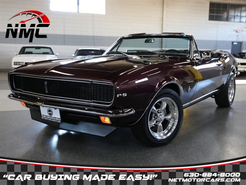 Red (Burgundy) 1967 Chevrolet Camaro Z28 Coupe Automatic