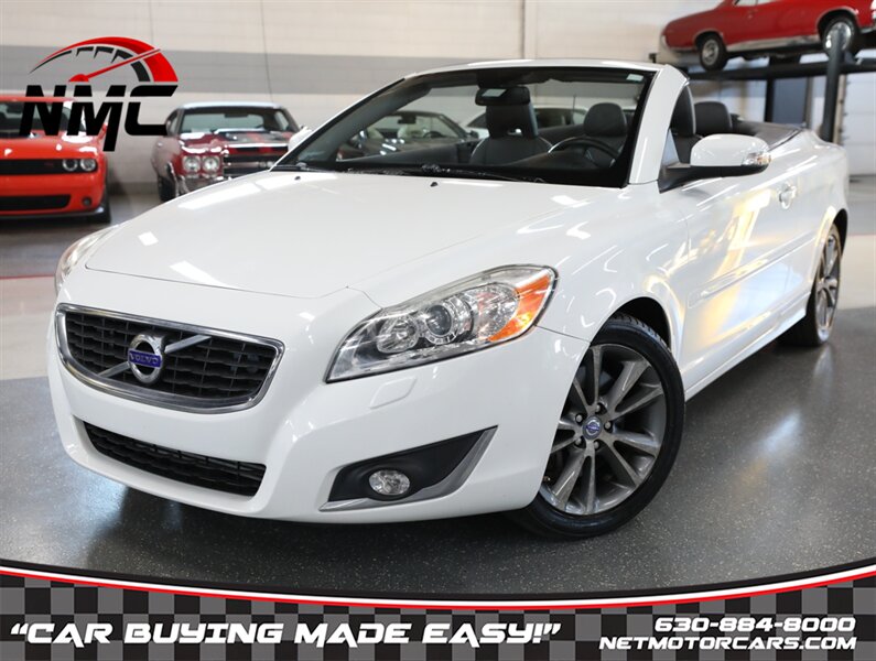 Ice White 2013 Volvo C70 Convertible Front-Wheel Drive Automatic