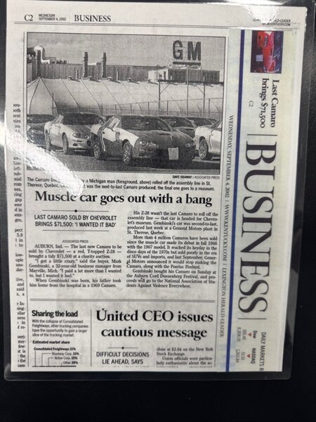 2002 Chevrolet Camaro Z28 SS - Photo 56 - Addison, IL 60101