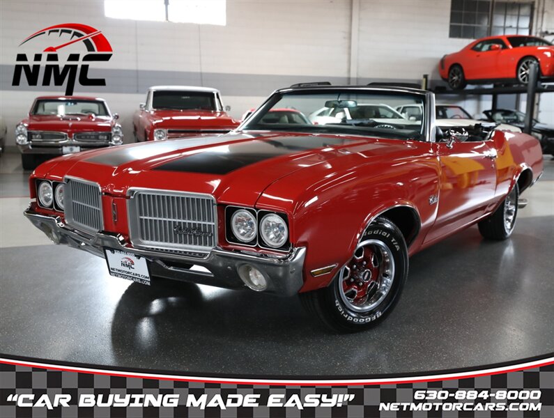 Red 1971 Oldsmobile Cutlass Coupe Automatic