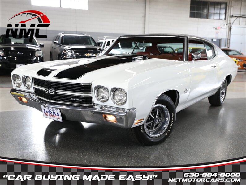 White 1970 Chevrolet Chevelle Coupe Automatic