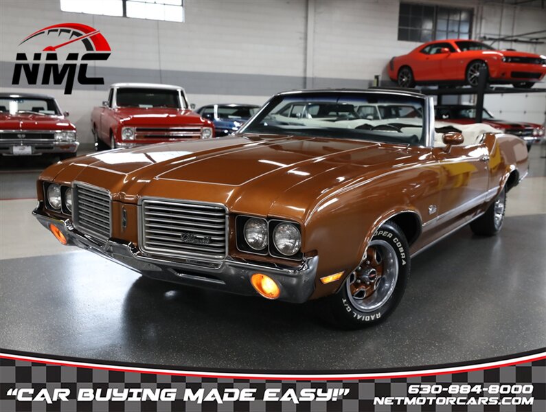 Brown 1972 Oldsmobile Cutlass Convertible Automatic