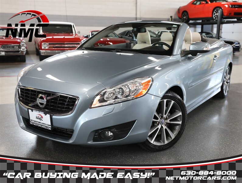 Celestial Blue Metallic 2011 Volvo C70 Convertible Front-Wheel Drive Automatic