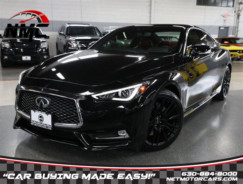 Midnight Black 2017 INFINITI Q60 3.0t Sport Coupe AWD Coupe All-Wheel Drive Automatic