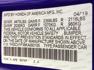 2019 Honda Accord Sport   - Photo 25 - Crest Hill, IL 60403