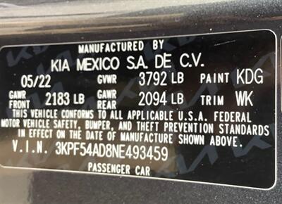 2022 Kia Forte GT-Line   - Photo 27 - Crest Hill, IL 60403