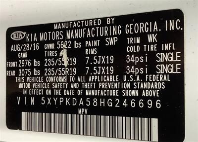 2017 Kia Sorento SX Limited V6   - Photo 27 - Crest Hill, IL 60403