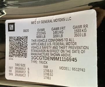 2021 Chevrolet Colorado Z71  Midnight Edition Package $43,115 Window sticker - Photo 30 - Crest Hill, IL 60403