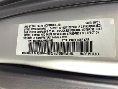 2002 Subaru Legacy L 5 Speed Manual - Photo 35 - Crest Hill, IL 60403