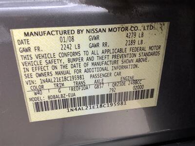 2008 Nissan Altima 2.5 SL   - Photo 20 - Crest Hill, IL 60403