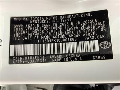2012 Toyota Camry Hybrid LE - Photo 22 - Crest Hill, IL 60403