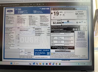 2026 Ford F-150 LARIAT SUPERCREW $80k Window Sticker! 447  Miles!   - Photo 3 - Crest Hill, IL 60403