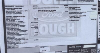 2026 Ford F-150 LARIAT SUPERCREW $80k Window Sticker! 447  Miles!   - Photo 2 - Crest Hill, IL 60403