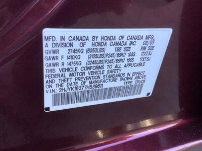 2007 Honda Ridgeline RTX   - Photo 17 - Crest Hill, IL 60403
