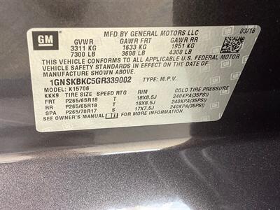 2016 Chevrolet Tahoe LT   - Photo 23 - Crest Hill, IL 60403