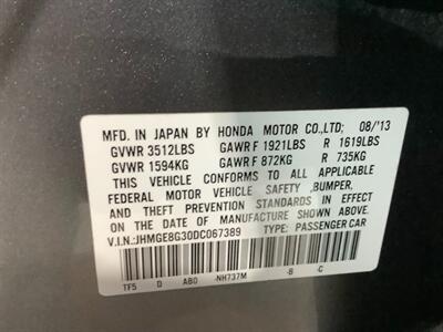 2013 Honda Fit 5 Speed Manual   - Photo 29 - Crest Hill, IL 60403