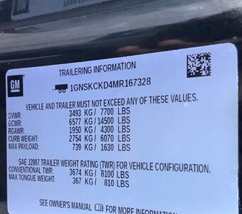 2021 Chevrolet Suburban LT   - Photo 35 - Crest Hill, IL 60403