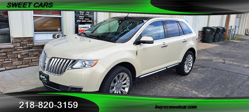 White (IVORY) 2014 Lincoln MKX SUV / Crossover All-Wheel Drive Automatic