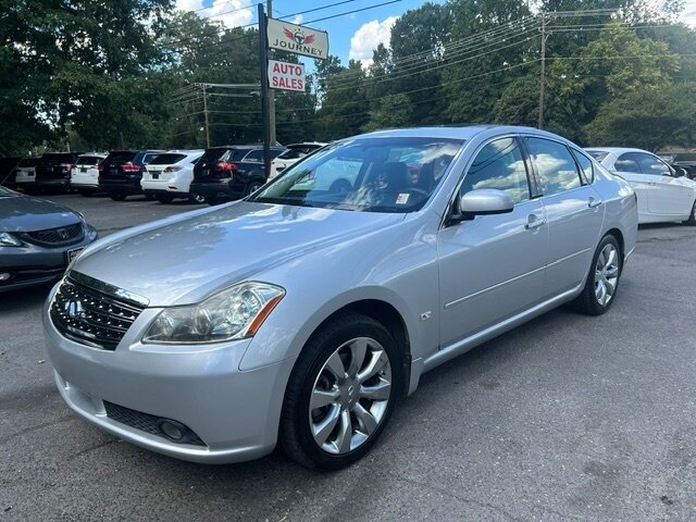Silver 2007 INFINITI M35 Sedan Rear-Wheel Drive Automatic