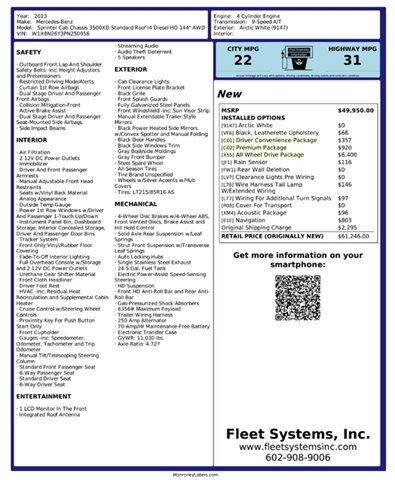 2023 Mercedes-Benz Sprinter 3500XD AWD Stake Bed / Flat Bed - Photo 20 - Phoenix, AZ 85034