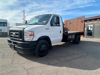 2022 Ford E-450 FLATBED TRUCK w/ NEW CM BED & TOOL BOXES  