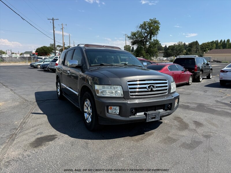 Silver Graphite 2004 INFINITI QX56 SUV / Crossover Four-Wheel Drive Automatic