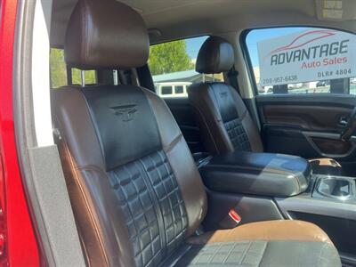 2016 Nissan Titan XD Platinum Reserve 4x4 4dr Crew Cab Pickup (Diesel)   - Photo 17 - Garden City, ID 83714
