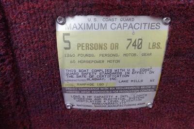 1987 Tuffy Boats Rampage 180 XT   - Photo 22 - Kingman, KS 67068