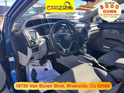 2015 Honda Civic LX   - Photo 12 - Riverside, CA 92508