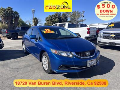 2015 Honda Civic LX   - Photo 2 - Riverside, CA 92508