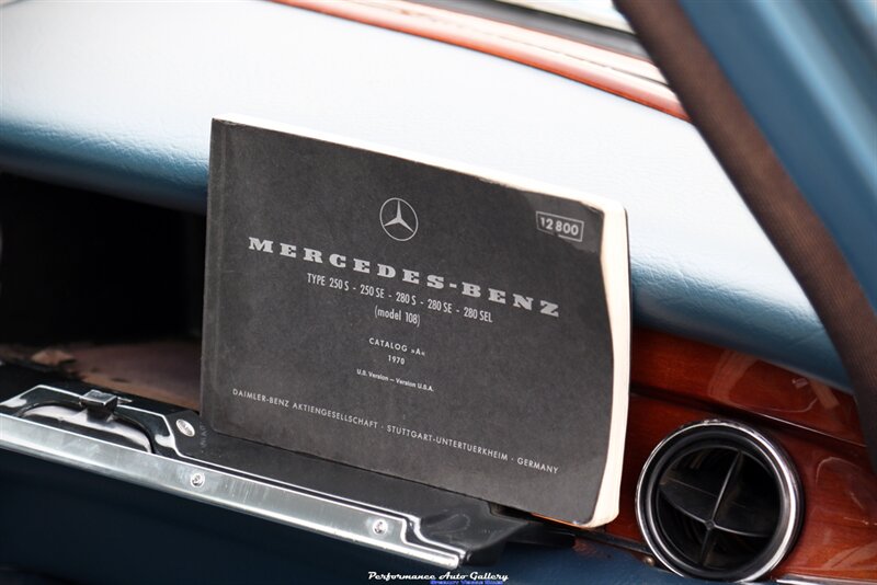 1971 Mercedes-Benz 280SE   - Photo 57 - Rockville, MD 20850