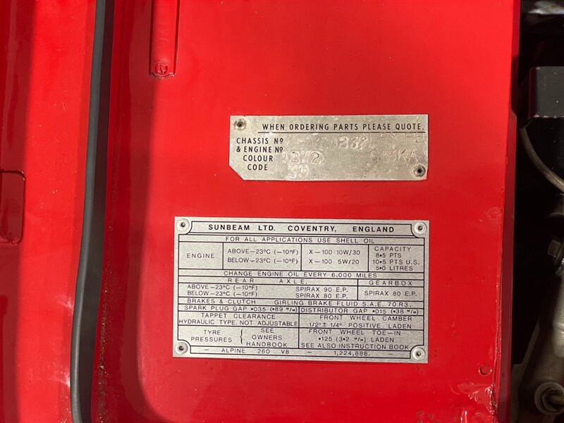 1965 Sunbeam Tiger Mk1   - Photo 144 - Rockville, MD 20850