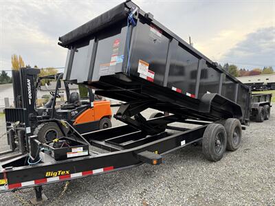 2026 Big Tex Trailers 20LP-16 7x16 20K Dump w/Ramps, Tarp, 4' Sides   - Photo 1 - Olympia, WA 98501