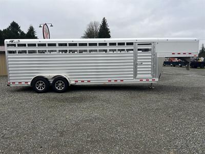 2025 4 Star Trailers 24' Gooseneck Stock Trailer   - Photo 1 - Olympia, WA 98501