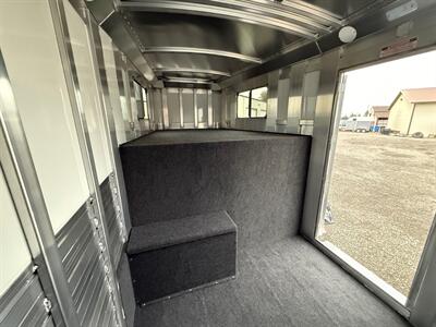 2026 4 Star Trailers Aluminum 4-Horse Gooseneck w/Side Tack   - Photo 5 - Olympia, WA 98501