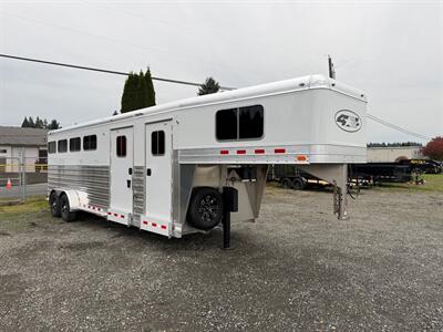2026 4 Star Trailers Aluminum 4-Horse Gooseneck w/Side Tack   - Photo 2 - Olympia, WA 98501