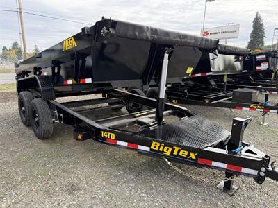 2026 Big Tex Trailers 14TD-14 7x14 14K Dump Trailer w/Tarp & Ramps   - Photo 2 - Olympia, WA 98501