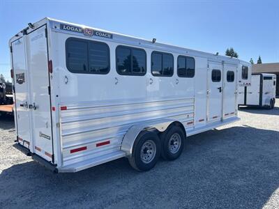 2025 Logan Coach Bullseye GN 4H Horse Trailer   - Photo 3 - Olympia, WA 98501